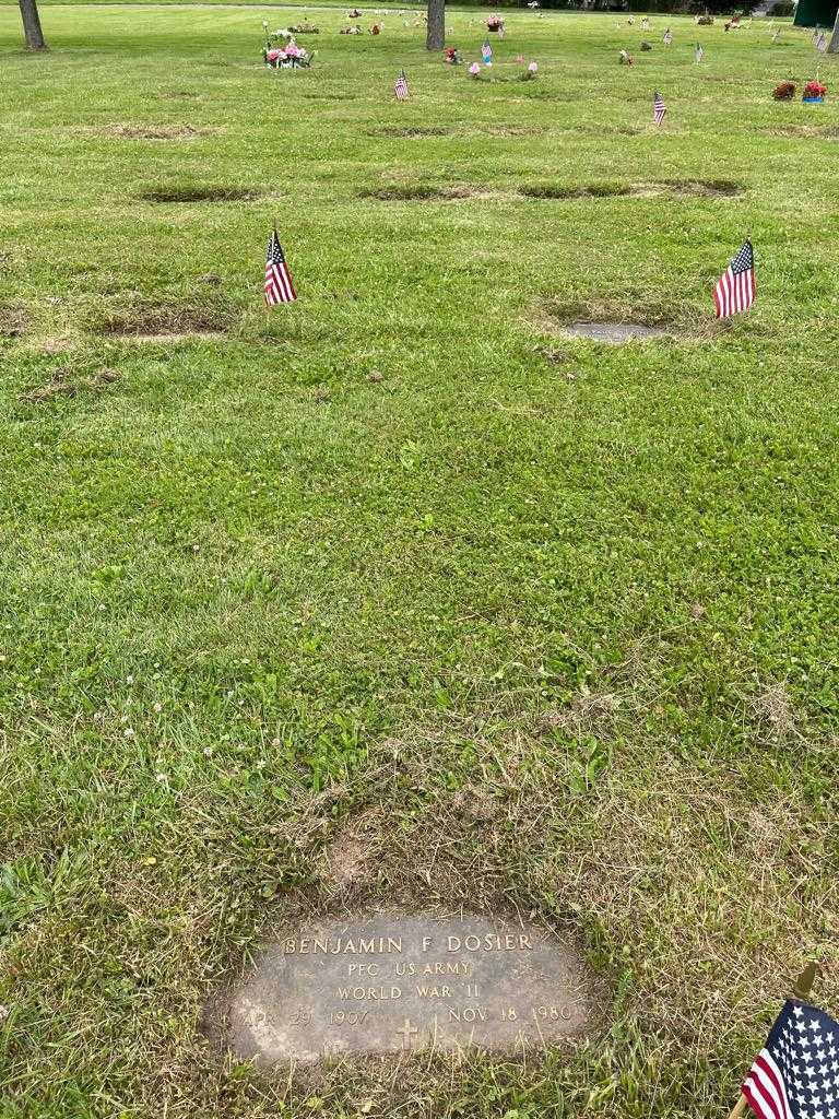 Benjamin F. Dosier's grave. Photo 2