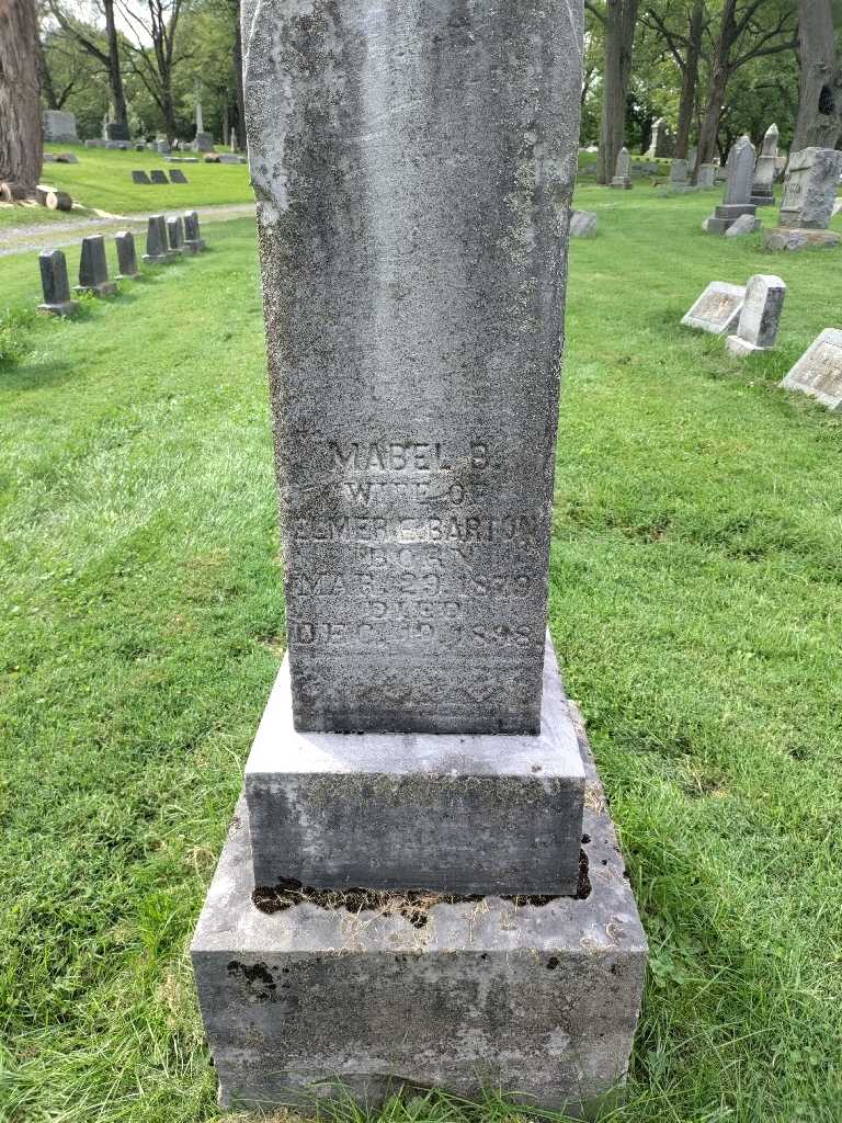 Mabel B. Seabold's grave. Photo 2