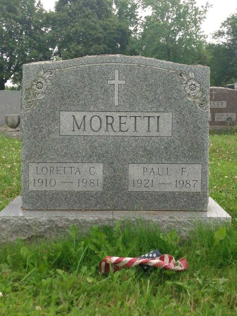 Paul F. Moretti's grave. Photo 3