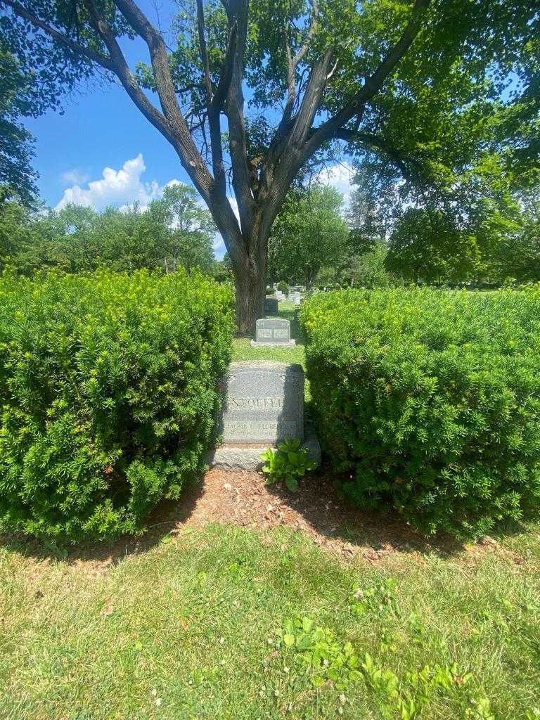 Florence M. Stoffel's grave. Photo 1
