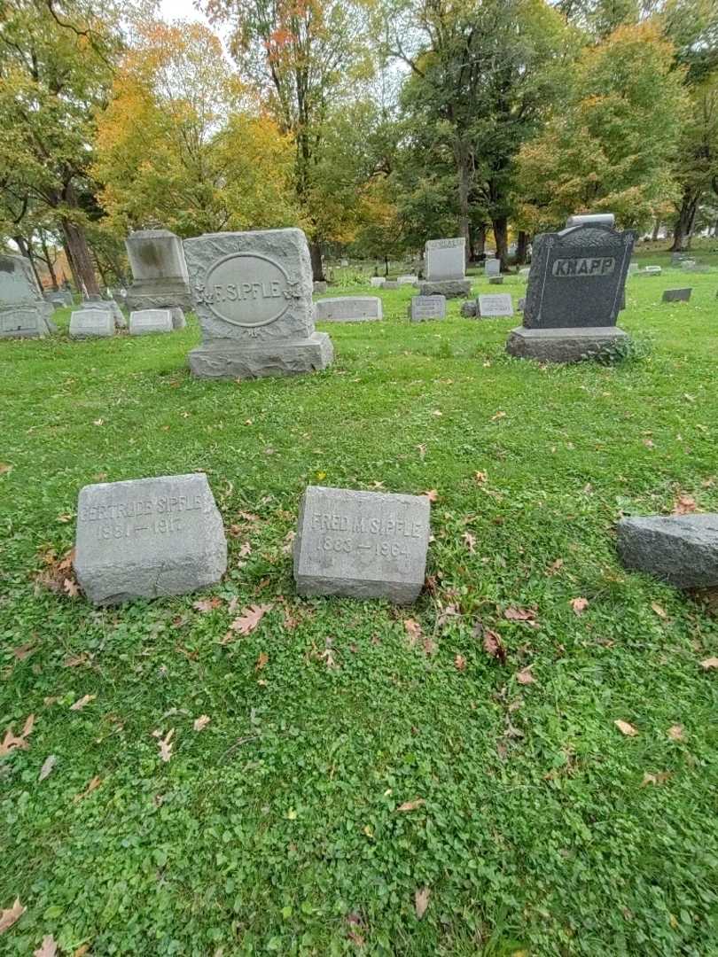 Fred M. Sipfle's grave. Photo 2
