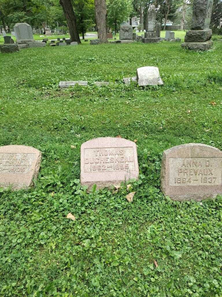 Thomas DuChesneau's grave. Photo 1