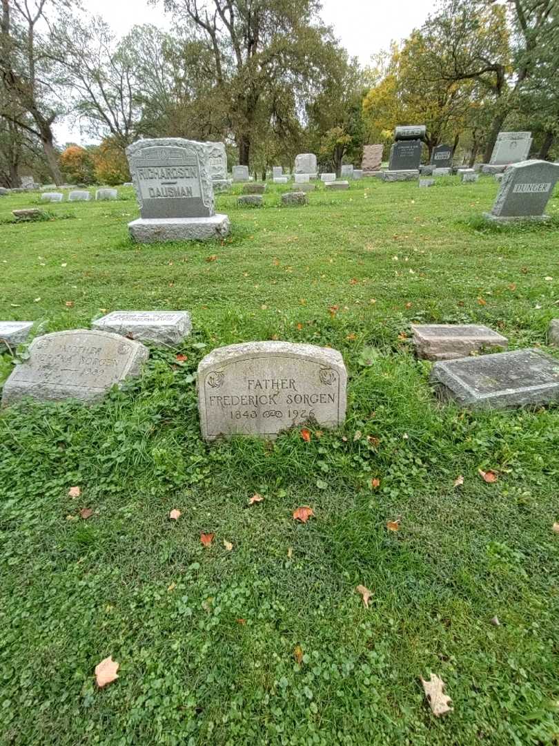 Frederick Sorgen's grave. Photo 1