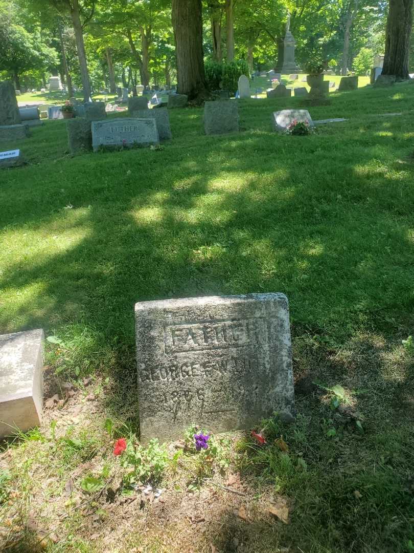 George F. W. Luther's grave. Photo 1