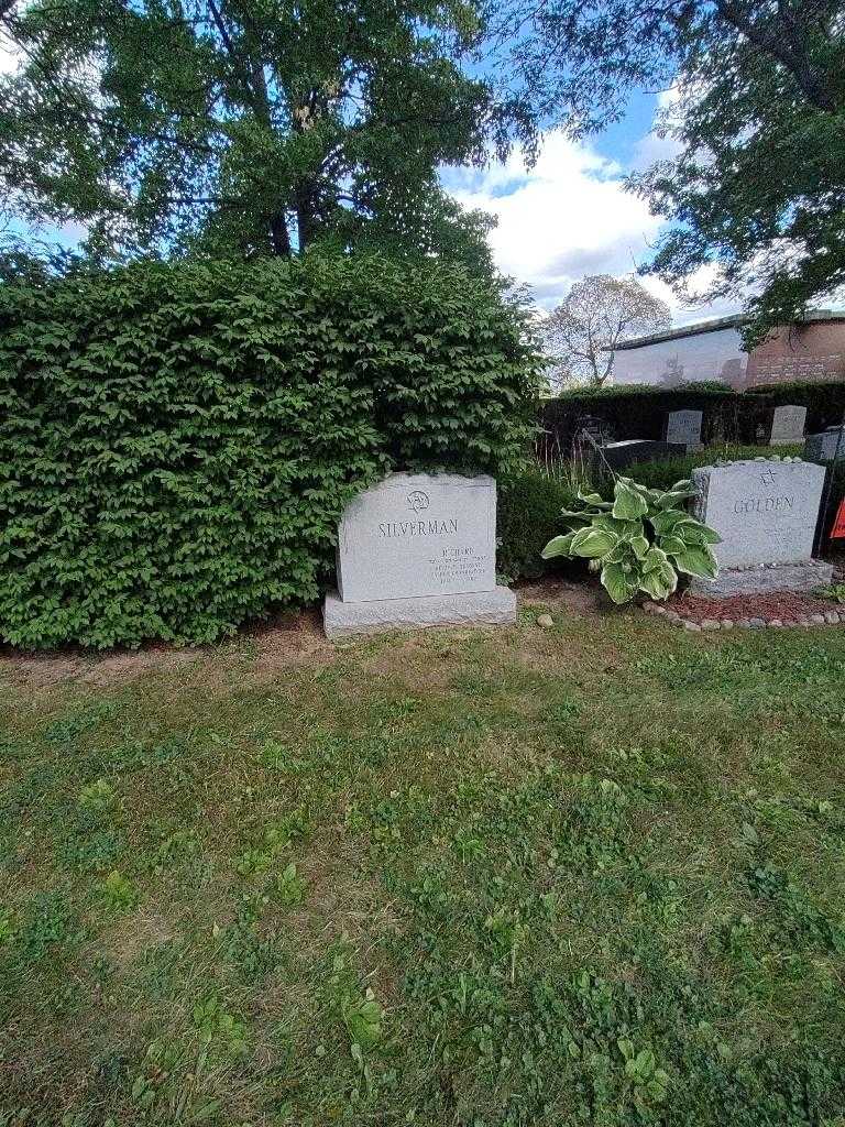 Richard E. Silverman's grave. Photo 1