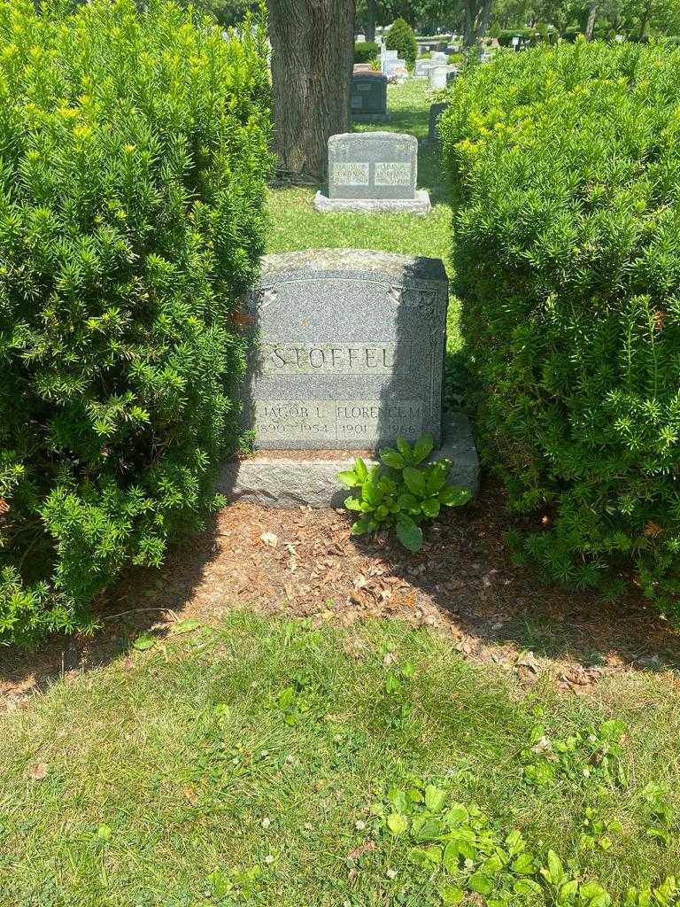 Florence M. Stoffel's grave. Photo 2