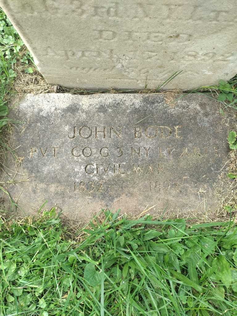 John Bode's grave. Photo 4