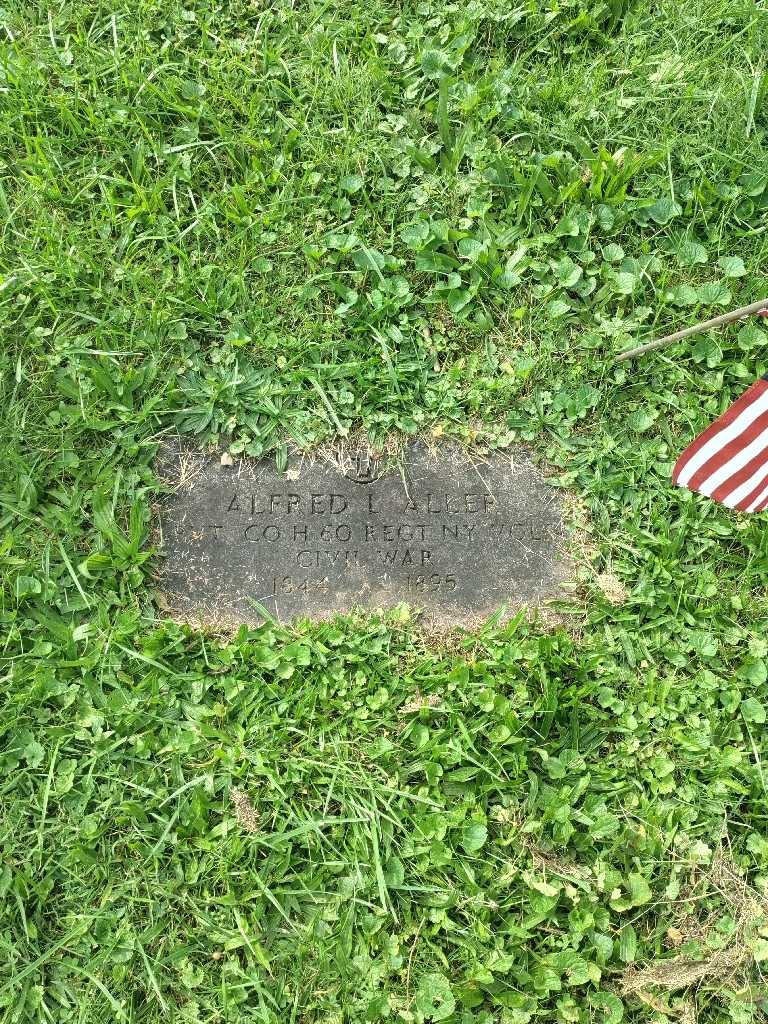 Alfred L. Aller's grave. Photo 2