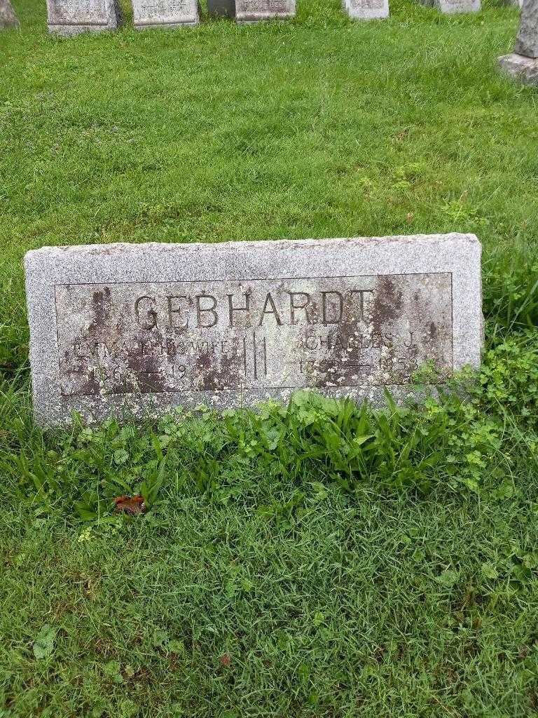 Charles J. Gebhardt's grave. Photo 2