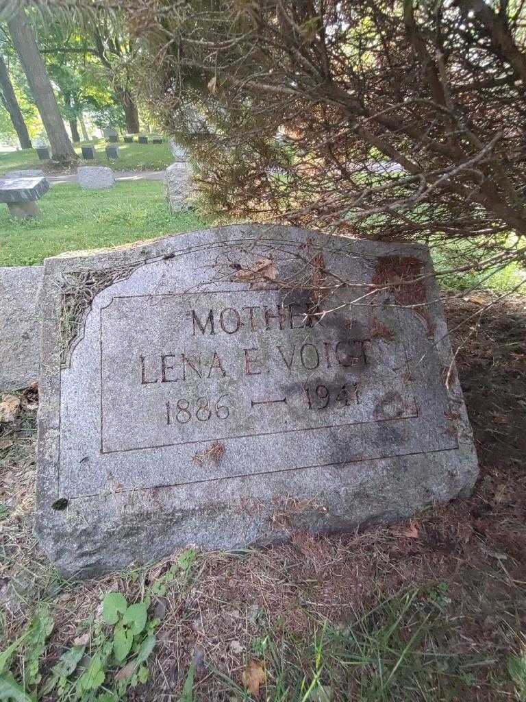 Lena E. Voigt's grave. Photo 1