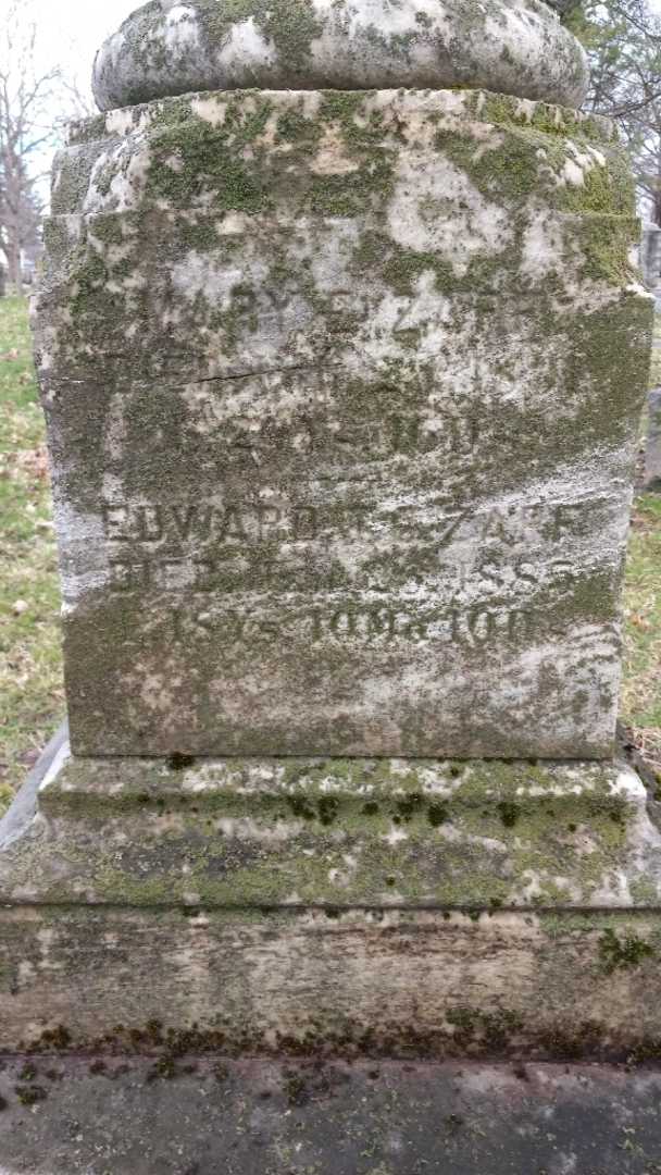 Mary E. Zapf's grave. Photo 3