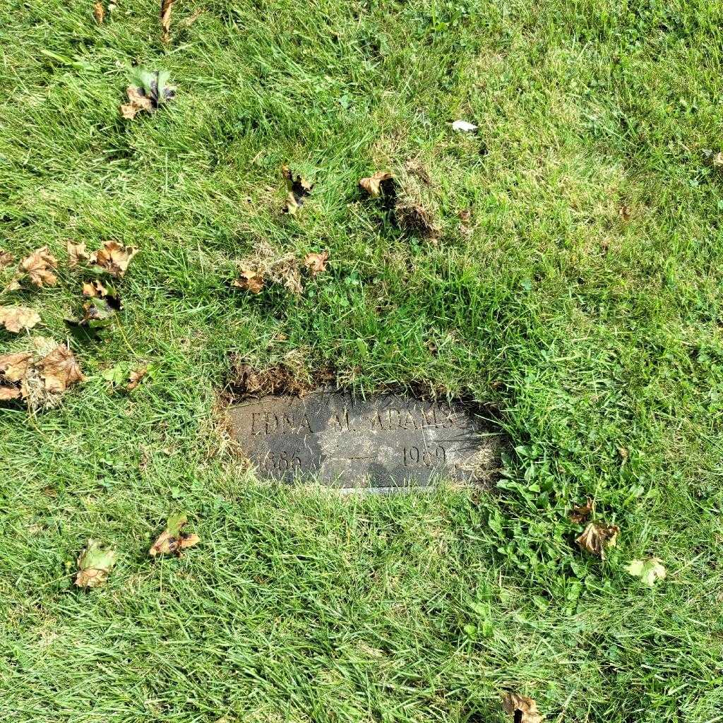 Edna M. Adams's grave. Photo 3