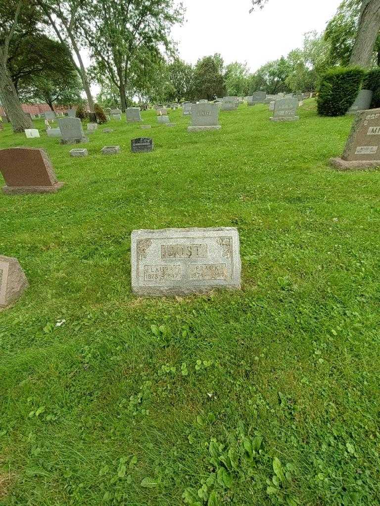 Frank Jost's grave. Photo 1