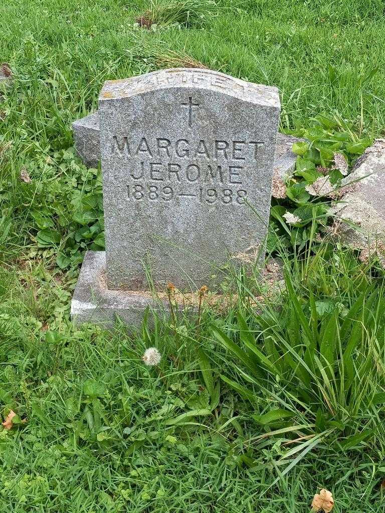 Margaret Jerome's grave. Photo 2