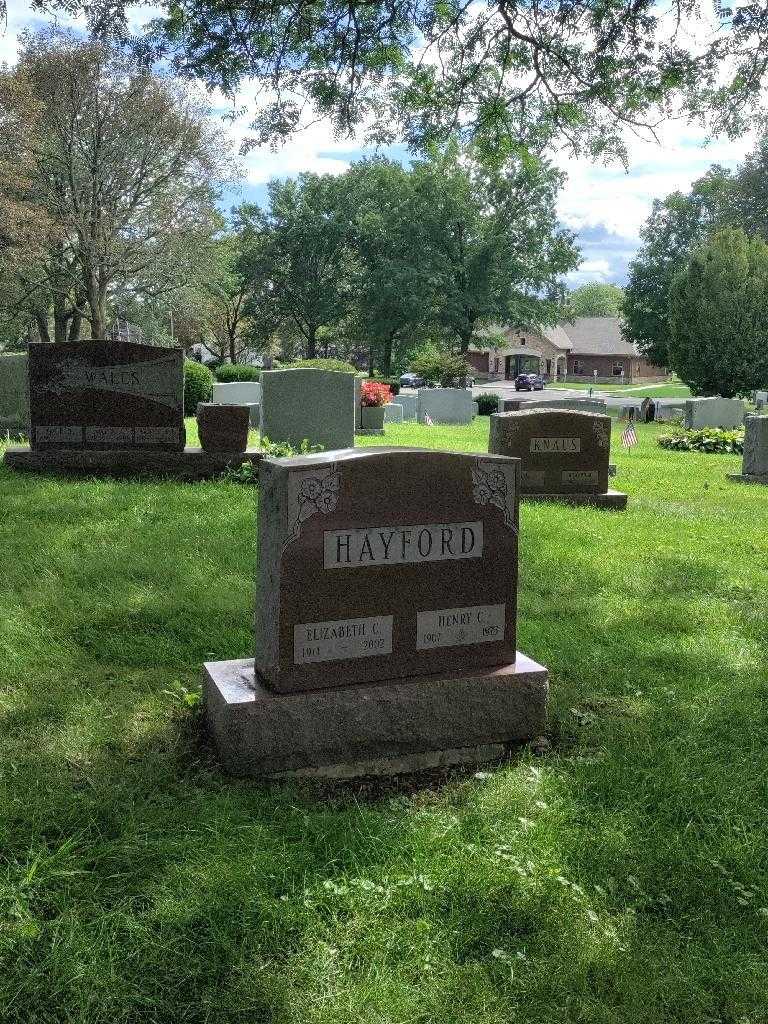 Henry C. Hayford's grave. Photo 3