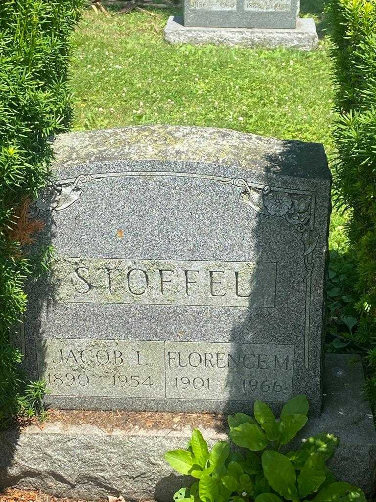 Florence M. Stoffel's grave. Photo 3