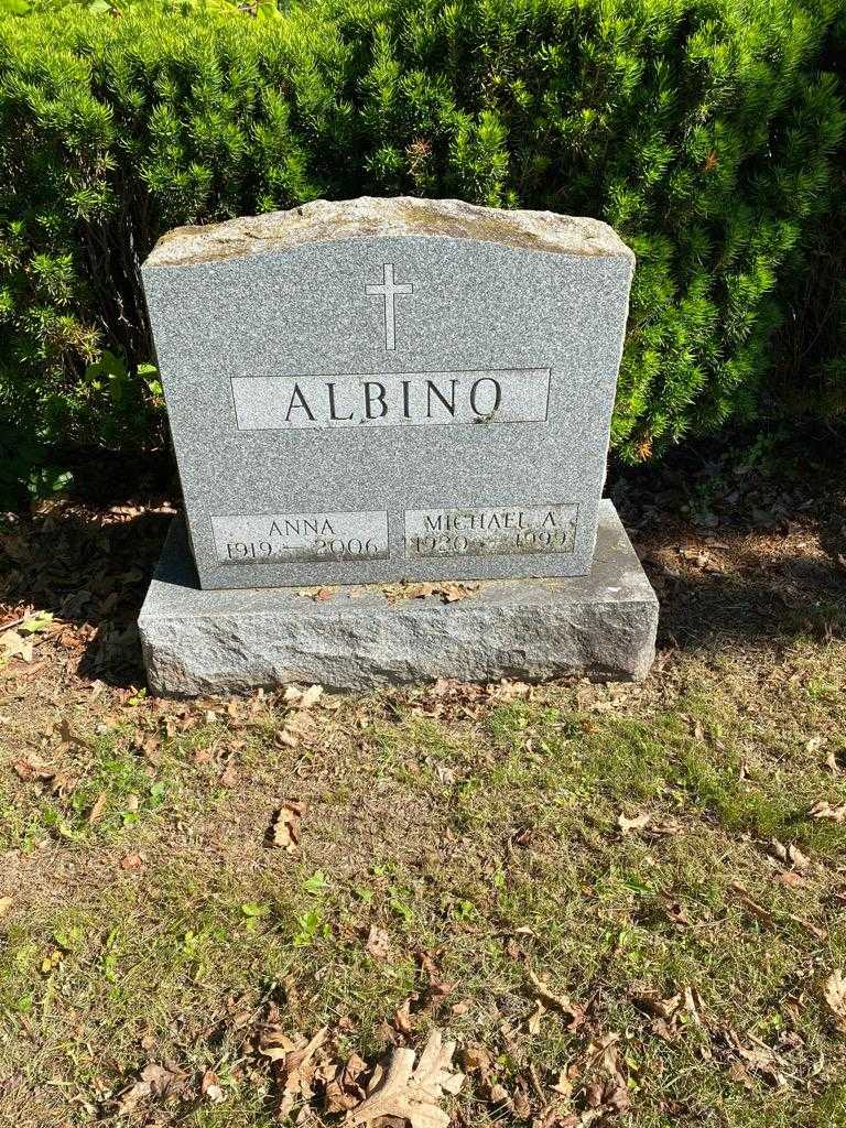 Anna Albino's grave. Photo 2