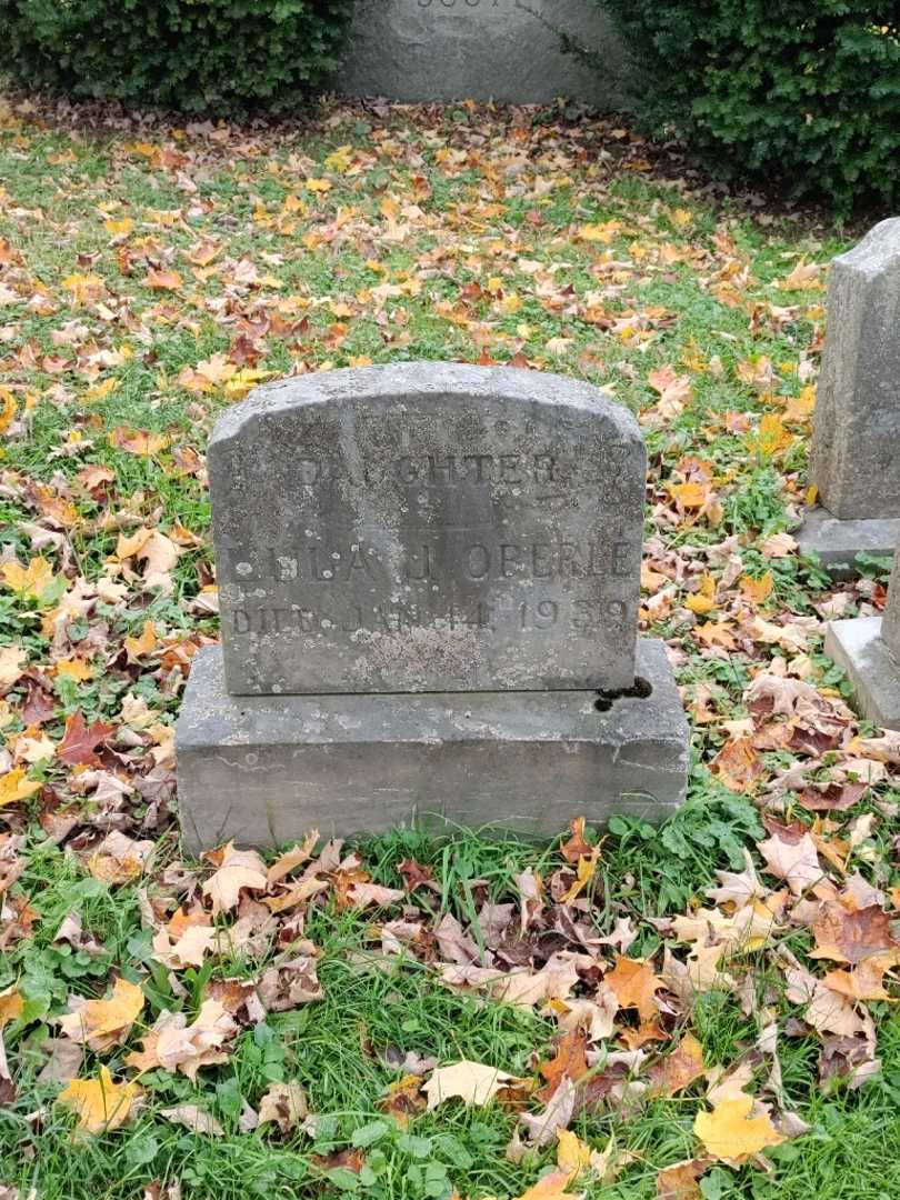 Lula J. Oberle's grave. Photo 2