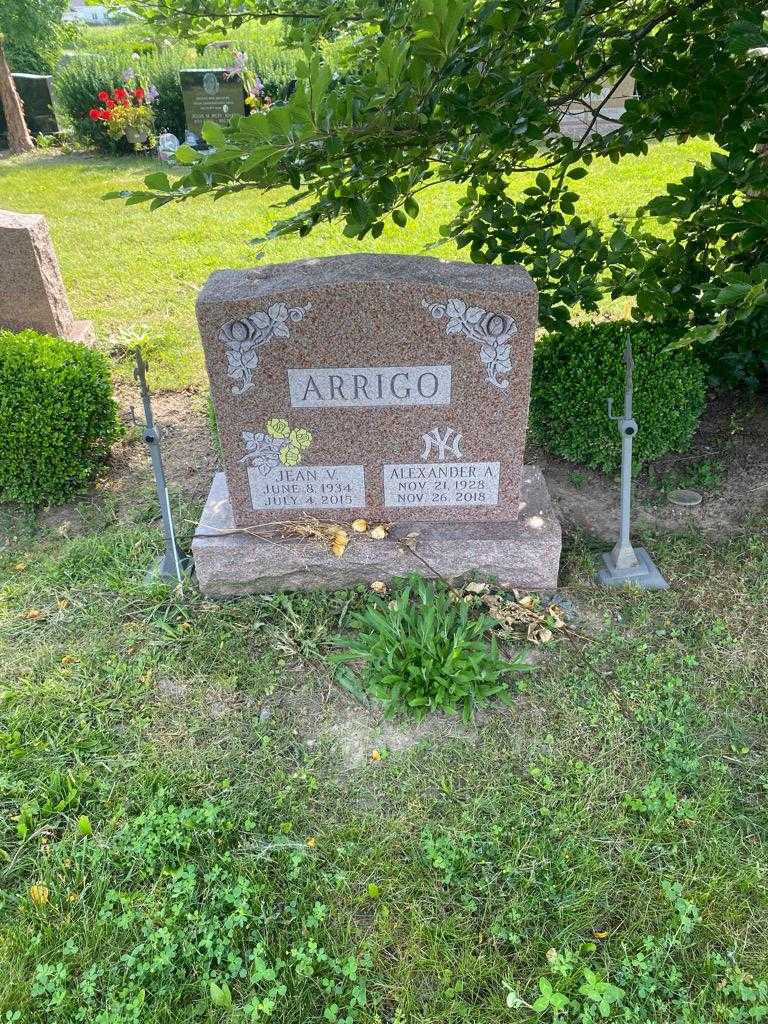 Alexander A. Arrigo's grave. Photo 2