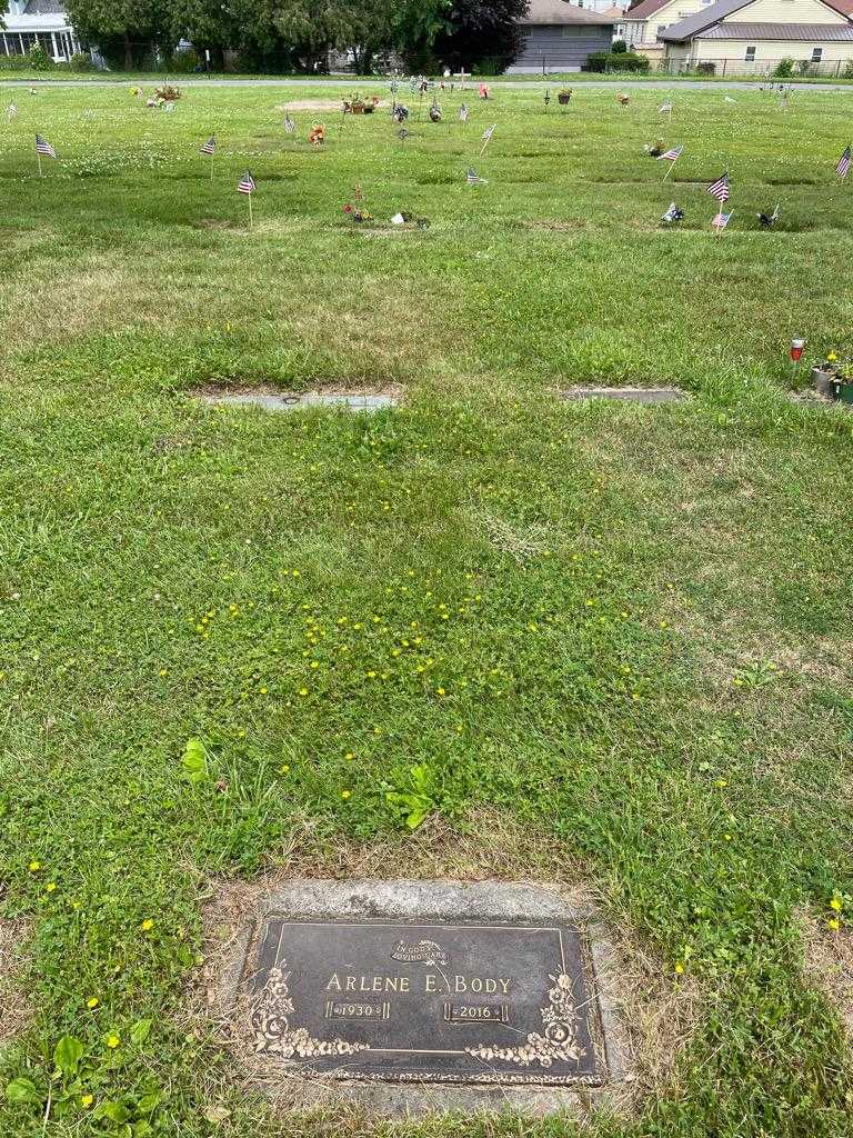 Arlene E. Body's grave. Photo 2
