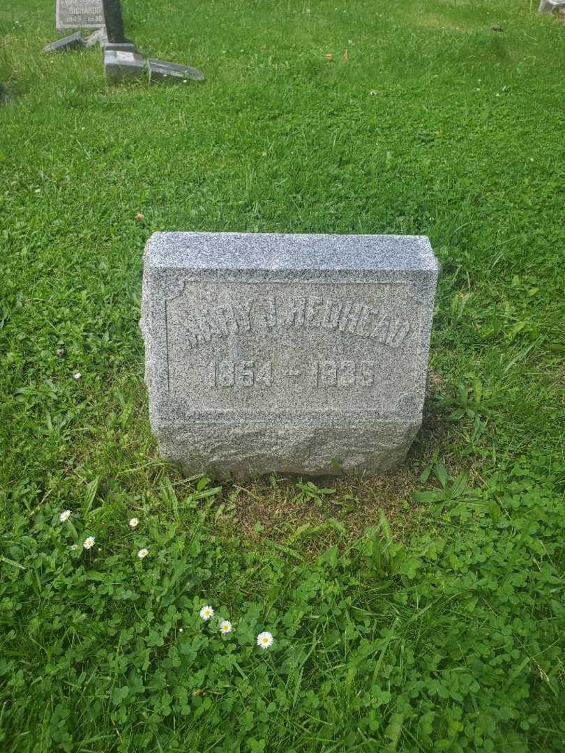Mary J. Redhead's grave. Photo 4