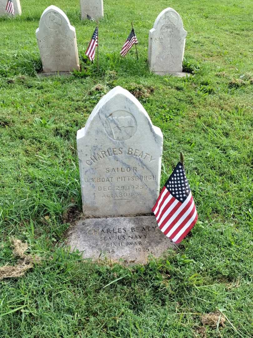 Charles Beaty's grave. Photo 2