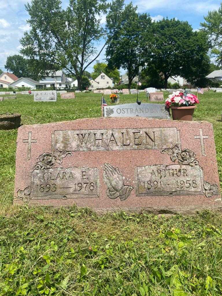 Arthur Whalen's grave. Photo 3