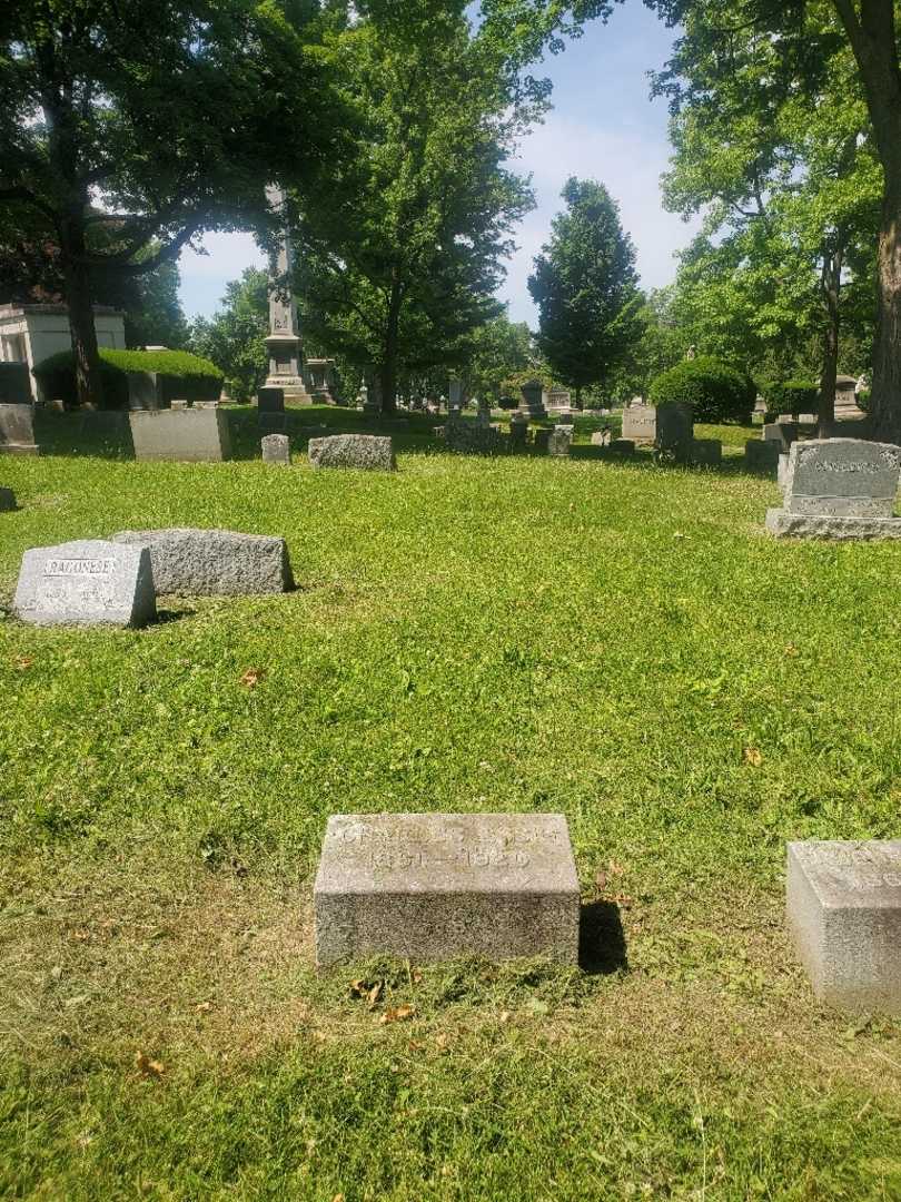 Charles Essig's grave. Photo 1