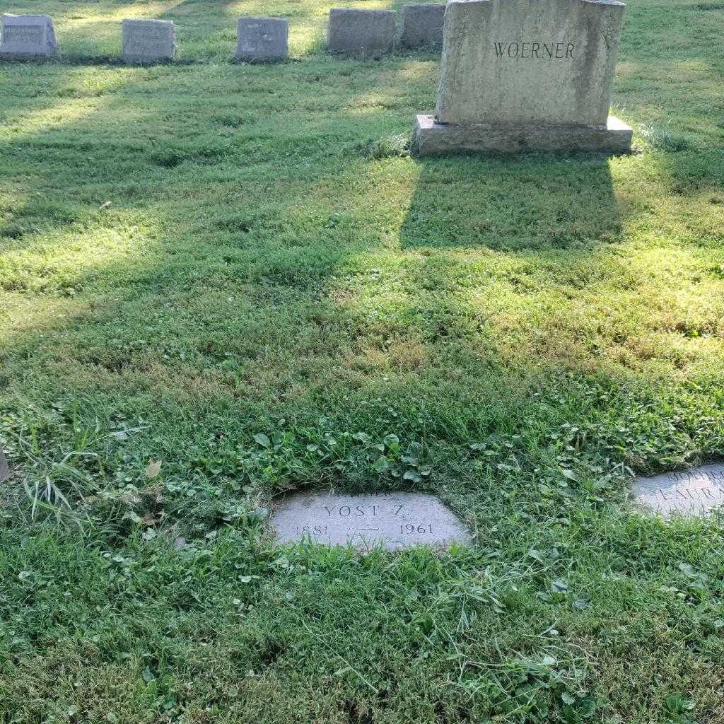 Yost Z. Woerner's grave. Photo 3