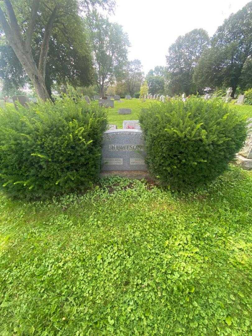 Myron D. Hewitson's grave. Photo 1
