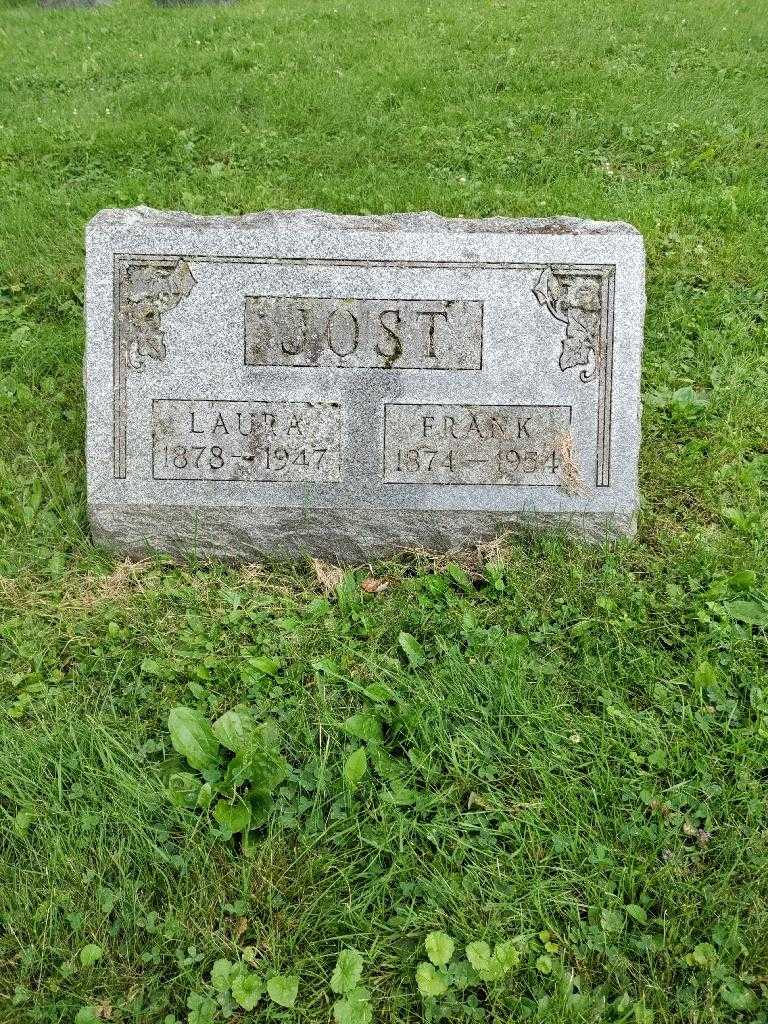 Frank Jost's grave. Photo 2