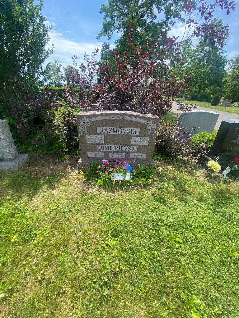 Angelina Razmovski's grave. Photo 1
