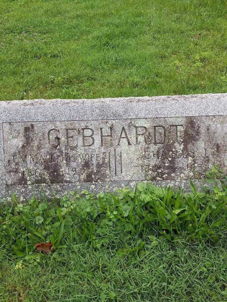 Charles J. Gebhardt's grave. Photo 3