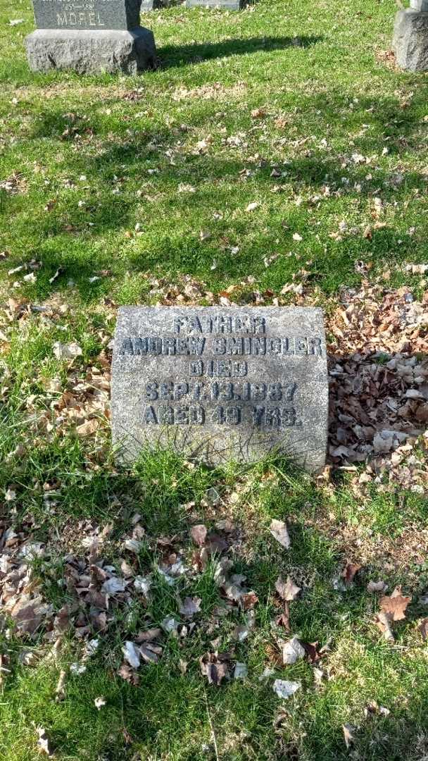 Andrew Smingler's grave. Photo 2