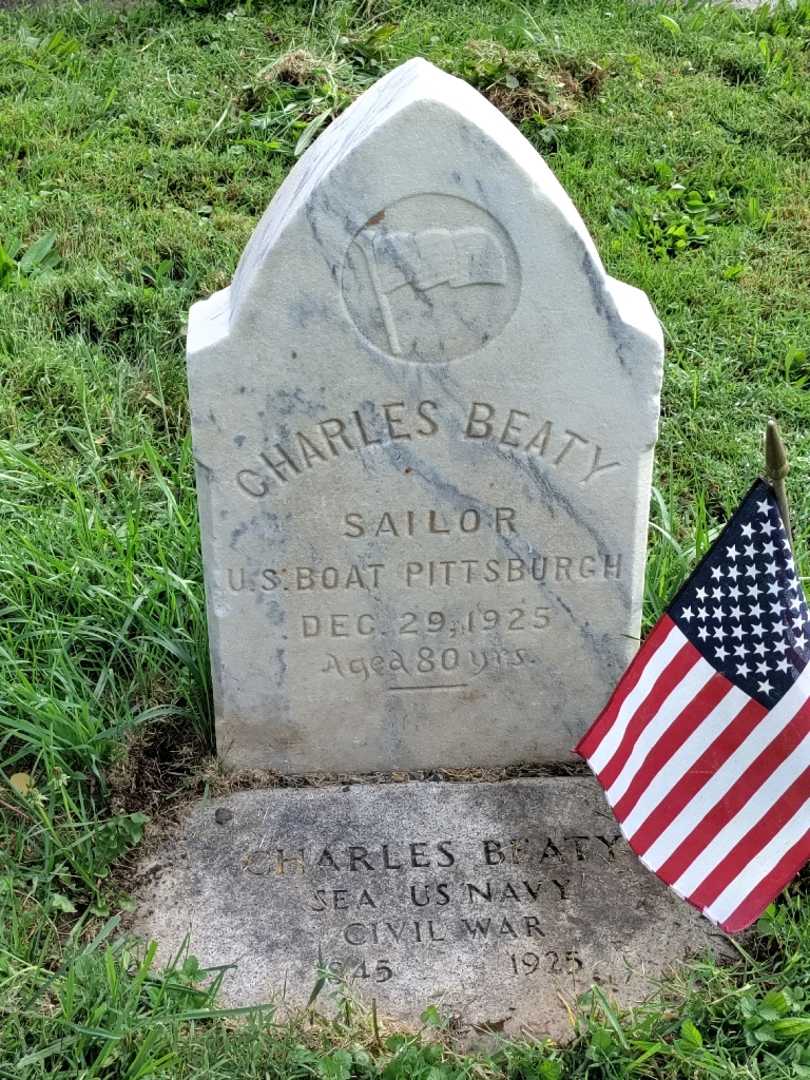 Charles Beaty's grave. Photo 3