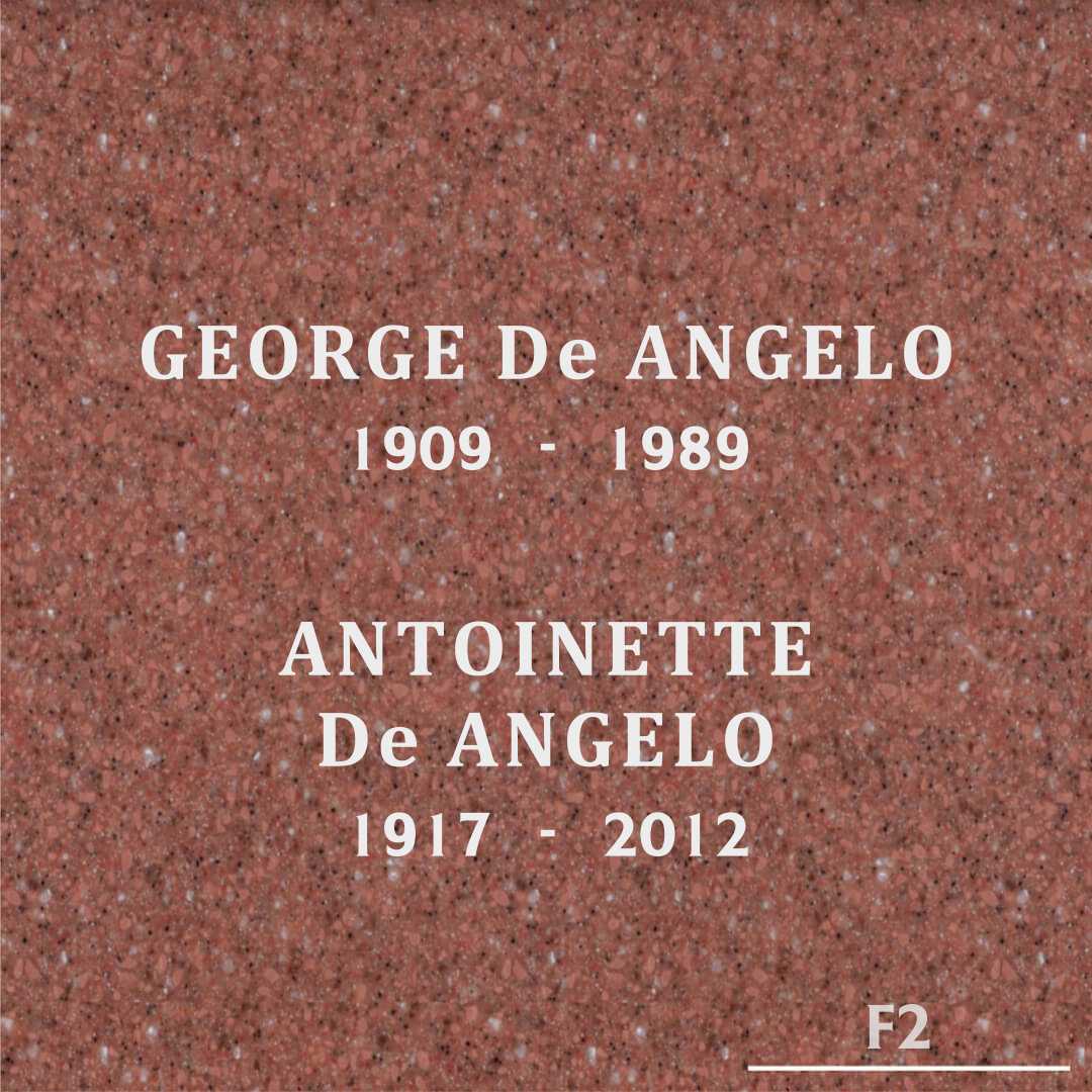 George De Angelo's grave