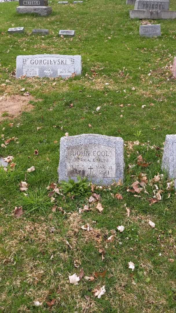 John "Burma Karen" Cool's grave. Photo 2