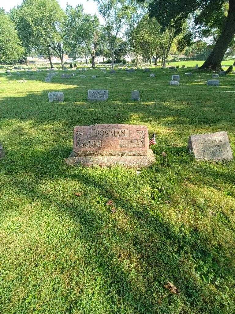 Jacob H. Bowman's grave. Photo 1