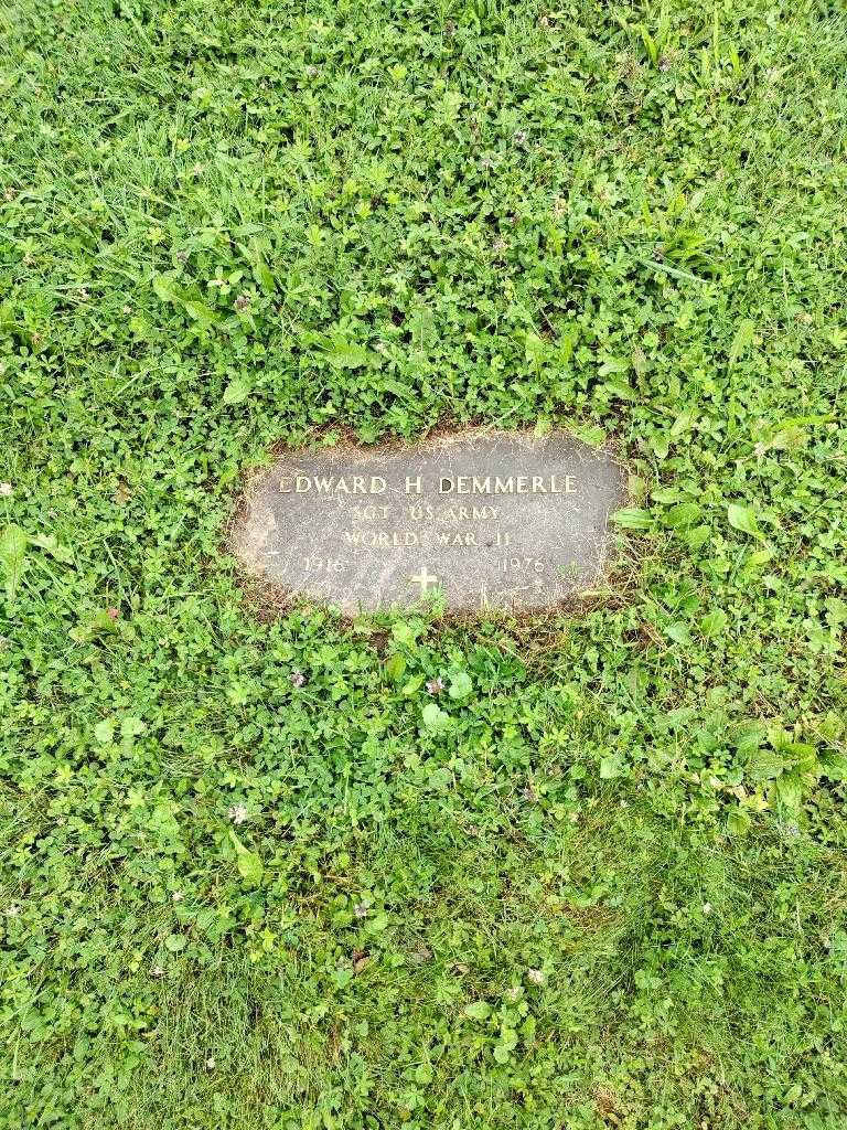 Edward H. Demmerle's grave. Photo 2