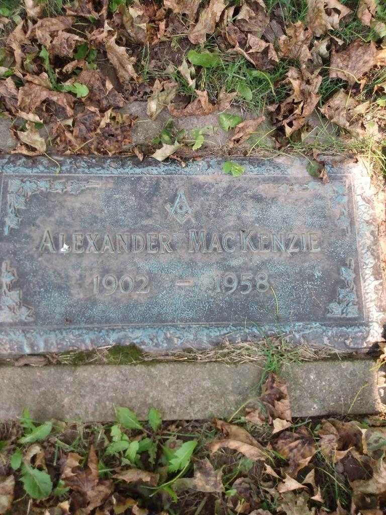 Alexander MacKenzie's grave. Photo 3