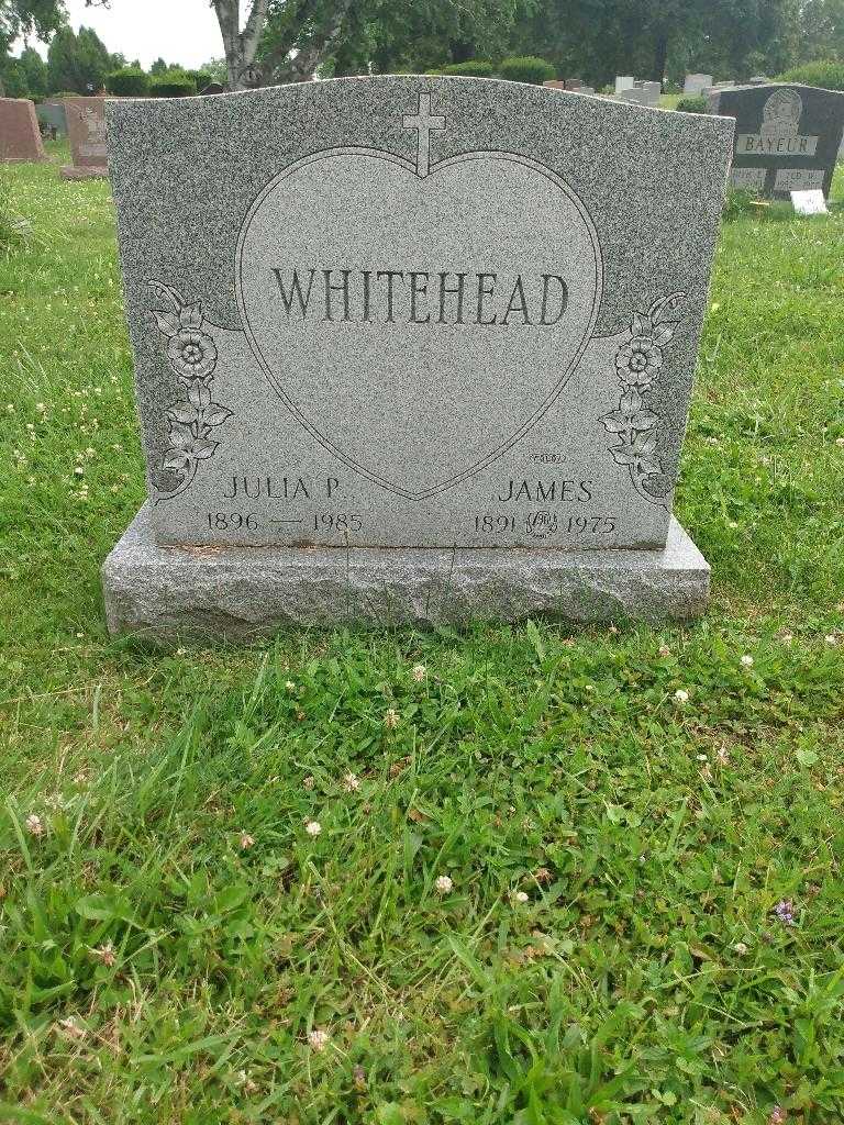 Julia P. Whitehead's grave. Photo 1