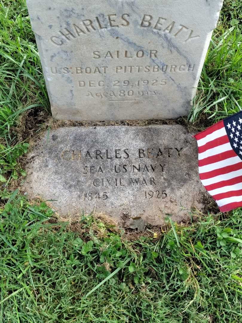 Charles Beaty's grave. Photo 4