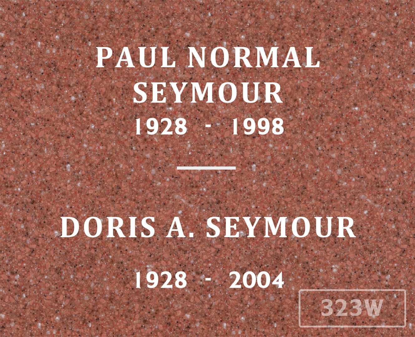 Doris A. Seymour's grave