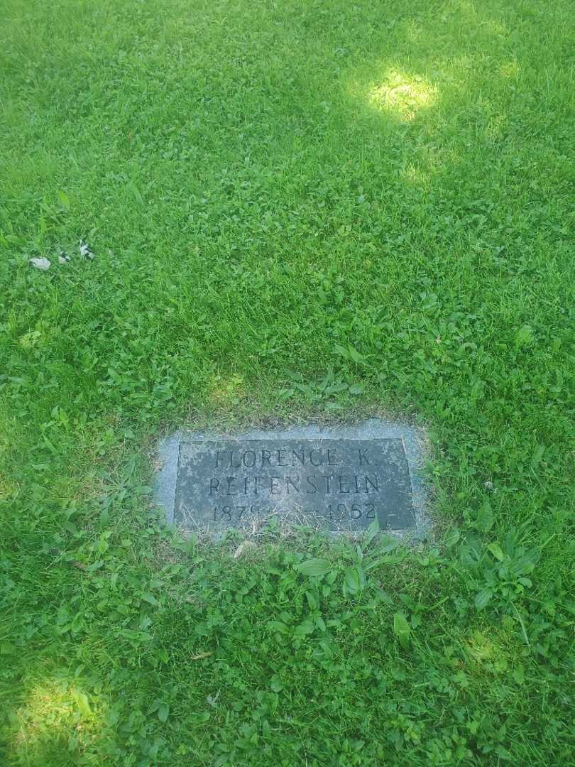 Florence K. Reifenstein's grave. Photo 2