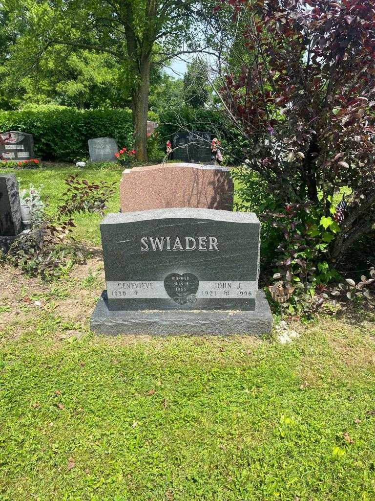 John J. Swiader's grave. Photo 2