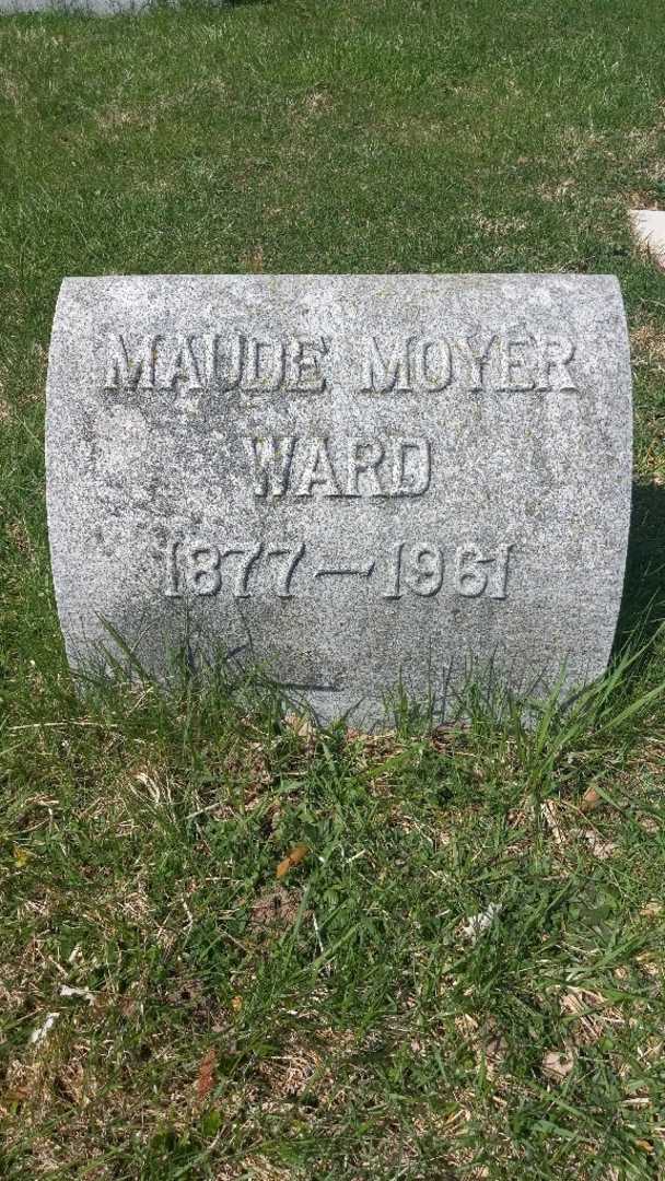 Maude Moyer Ward's grave. Photo 4