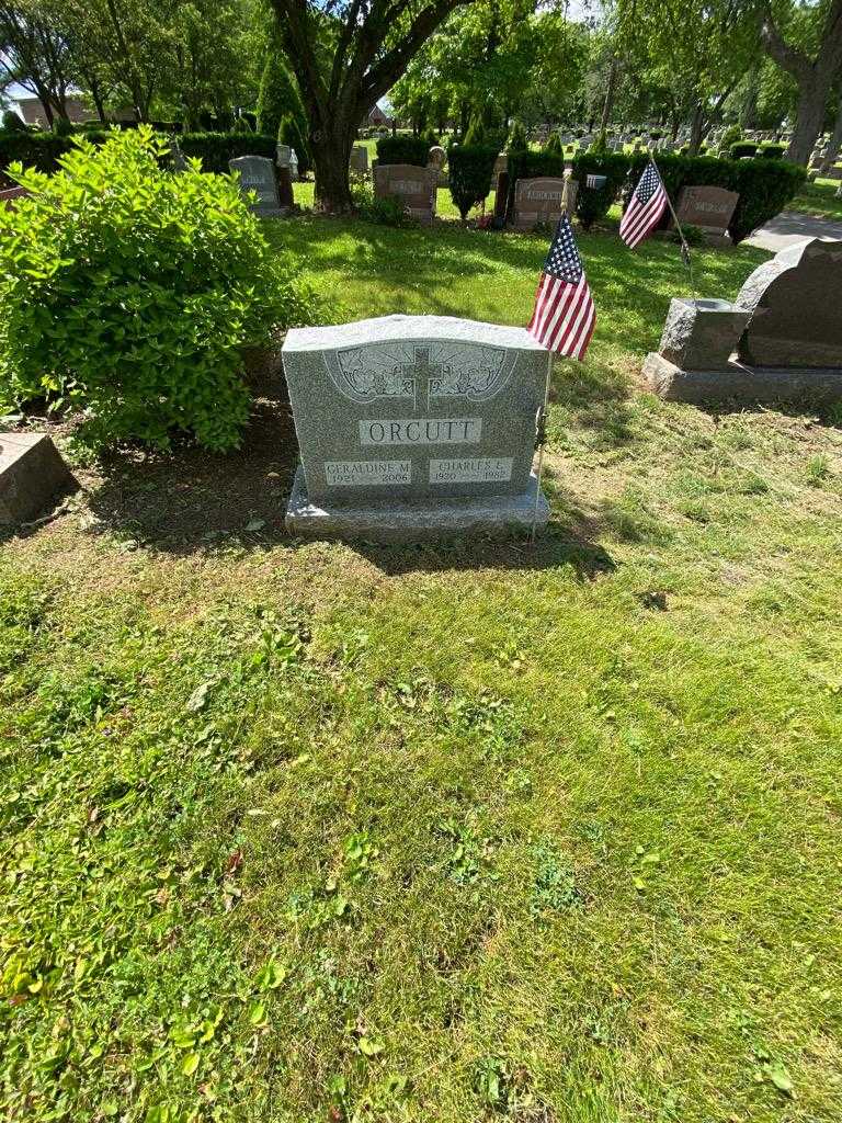 Geraldine M. Orcutt's grave. Photo 1