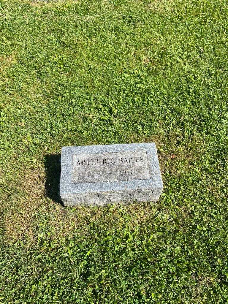 Arthur C. Bailey's grave. Photo 3