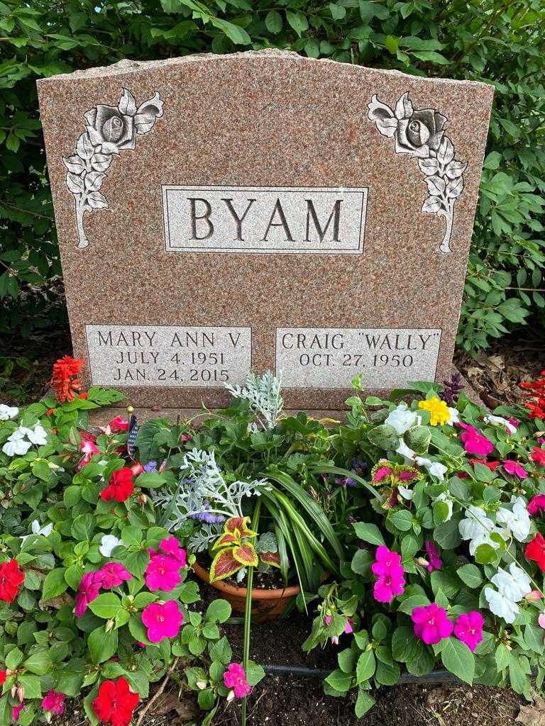 Mary Ann V. Byam's grave. Photo 2