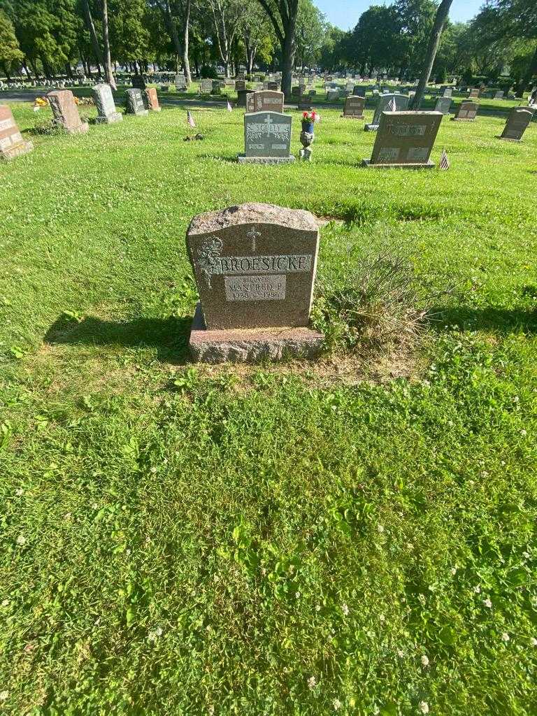 Manfred P. Broesicke's grave. Photo 1